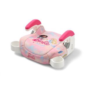Child booster seat with Barbie design.