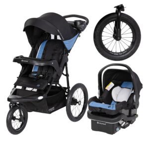 Baby Trend Expedition Zero Flat Jogger Travel System, Dash Blue