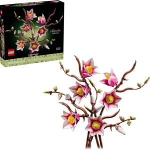 LEGO magnolia branches botanical set with flowers